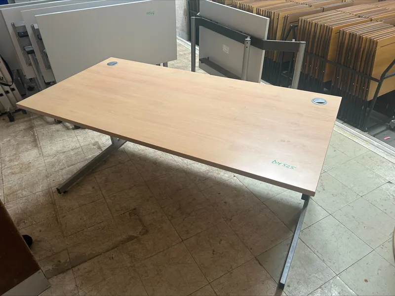 Light Oak Folding Training/Meeting Table 1800x900mm