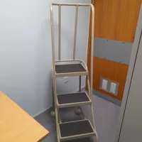 Mobile Step Stool with Handrail - 3 Tread