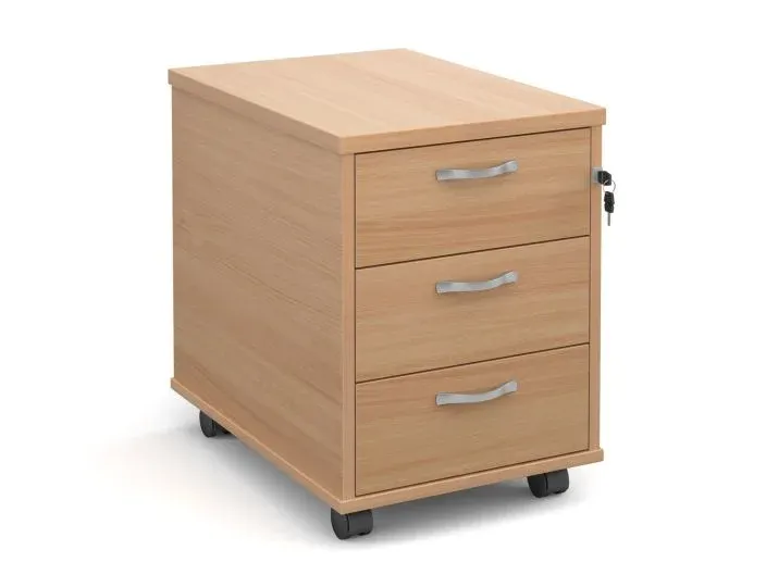 3 draw, Under Desk Mobile Pedestal