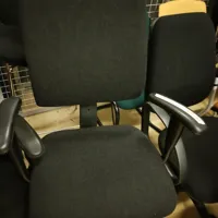 Office Task Chairs - Black Fabric