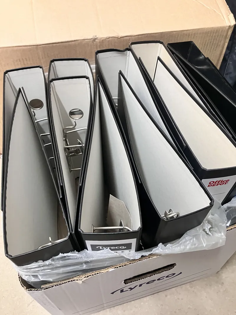 Lyreco Office Folders - Black