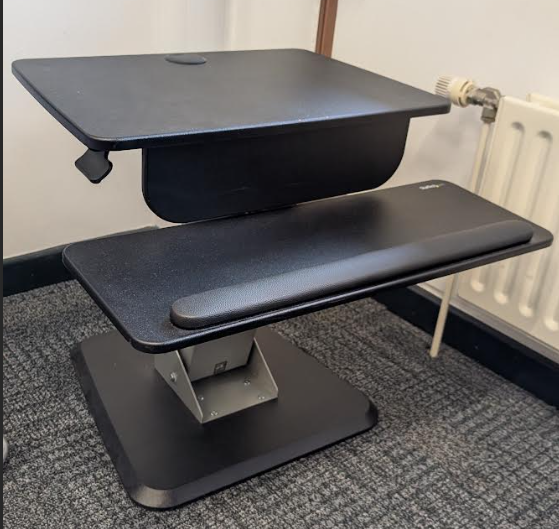 Adjustable Standing Desk Converter with Keyboard Tray