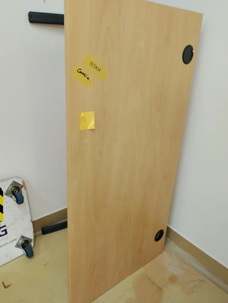 Desk - Birch wood effect