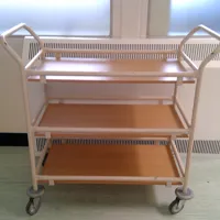 3-Tier Utility Trolley with Handles