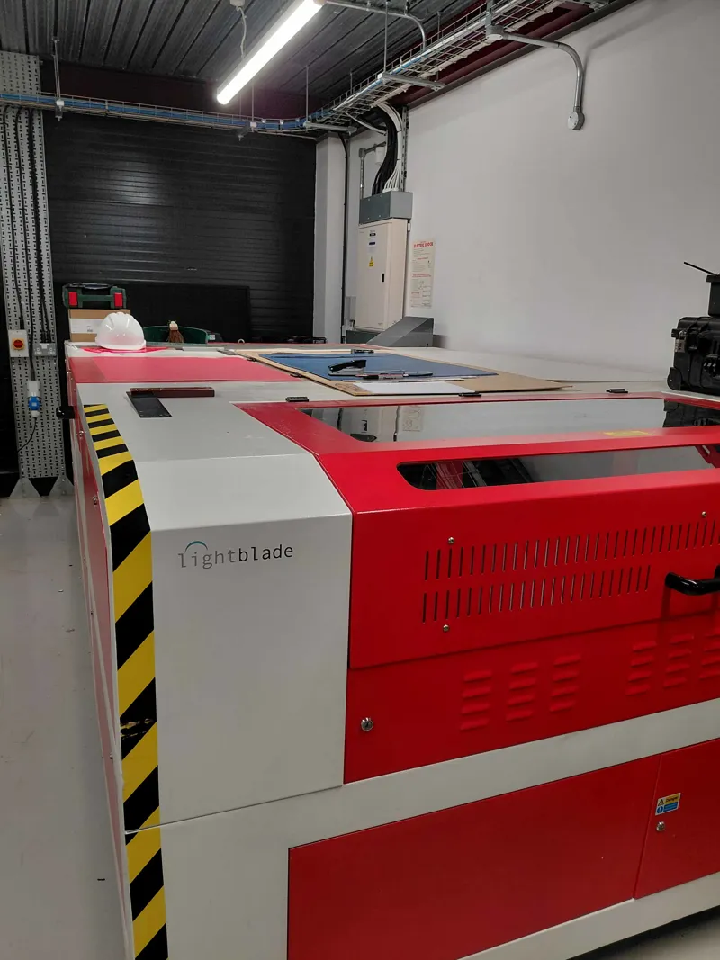 Lightblade Industrial Laser Cutter - Red and White