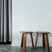 Wooden Stools - Set of 2