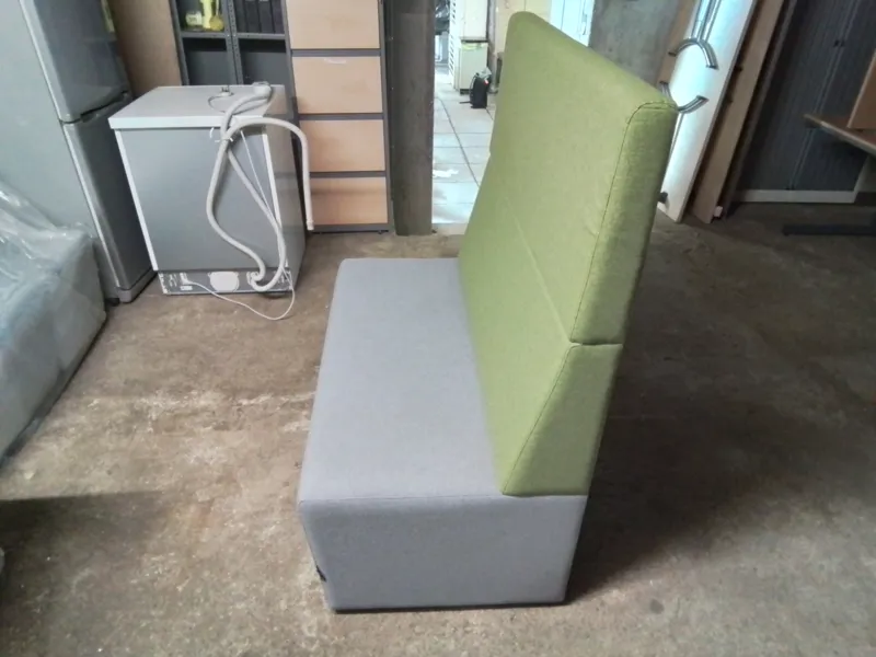Modular Reception/Waiting Seating - Green and Grey Upholstered