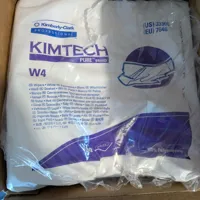 KIMTECH Pure W4 White Wipers - 500 Count (5 x 100 sheets)