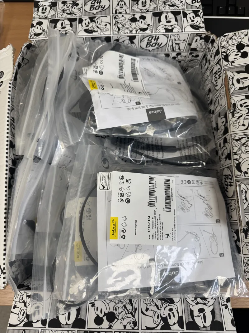 Jabra BIZ 1500 QD mono - box of x16 headsets