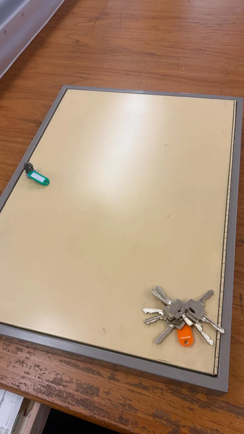 Large Metal Key Cabinet