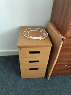 Wooden Storage Cabinet with 3 Drawers