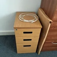 Wooden Storage Cabinet with 3 Drawers