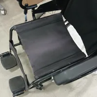 Slim/small black wheelchair
