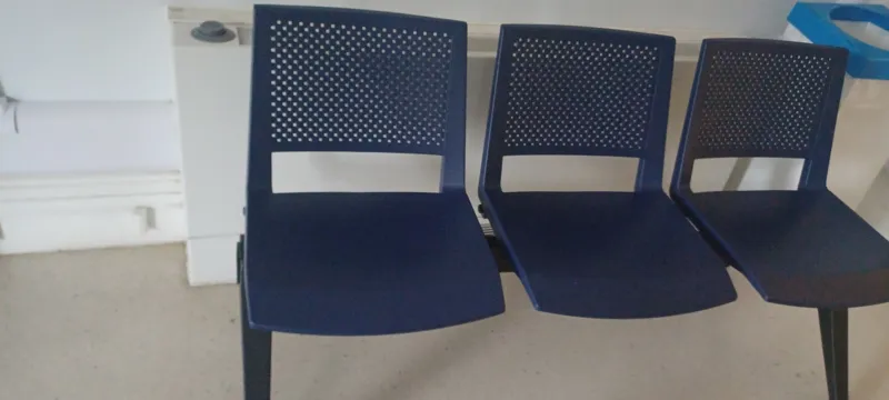 3 in a row bench chair