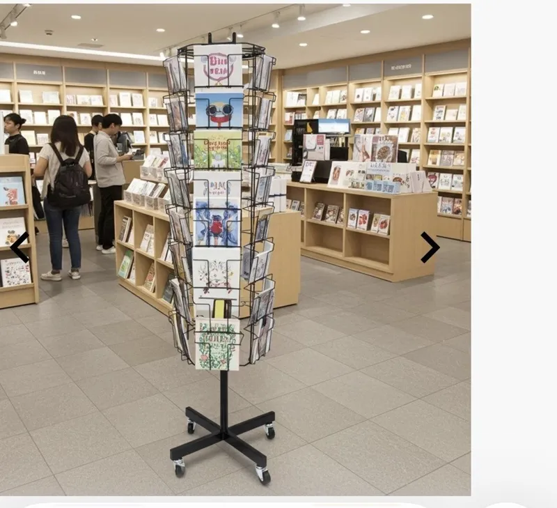 Multi leaflet rotating stand
