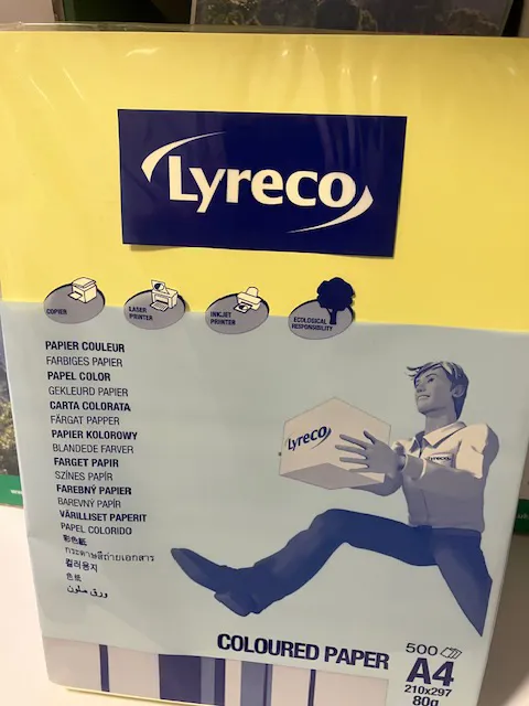 Lyreco Coloured A4 Paper 500 sheets