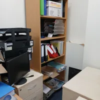Wooden Office Storage Shelving Unit with 5 Shelves