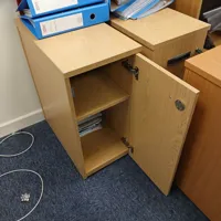 2 shelf cupboard with door