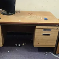Wooden desk
