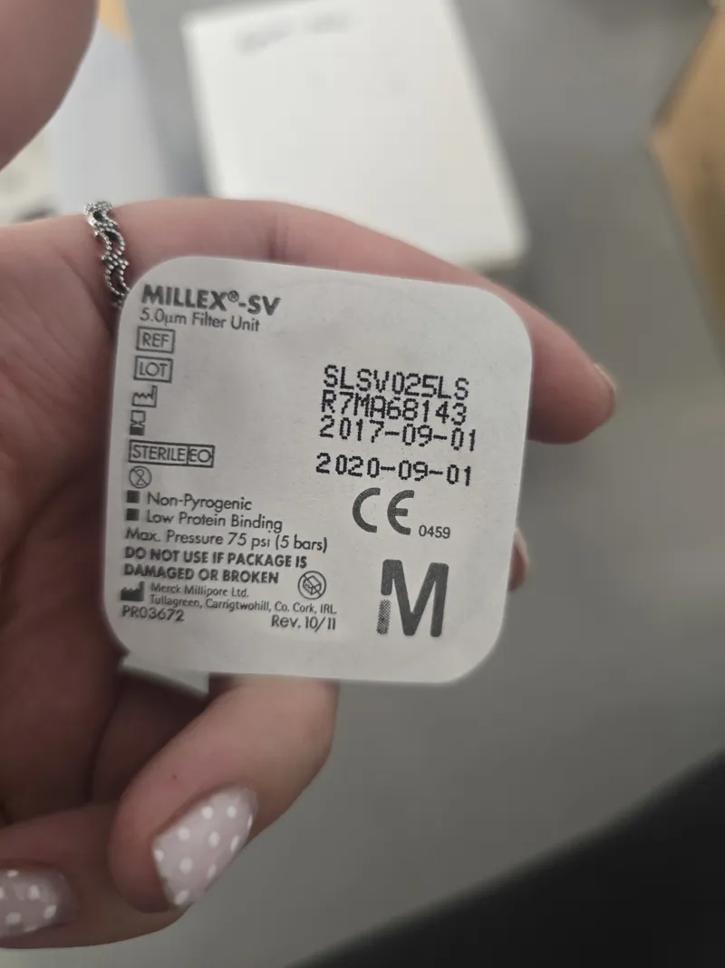 Millex-SV Syringe Filter Units - 0.22µm - Box of Sterile Filters