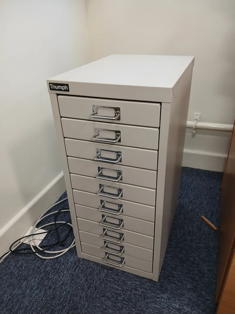 Triumph 10-Drawer Storage Cabinet, White