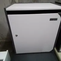 Secure cabinet for confidential waste