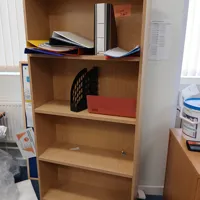 Wooden 4-Shelf Bookcase/Storage Unit
