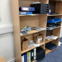 Wooden Storage Shelving Unit - 4 Shelf Bookcase