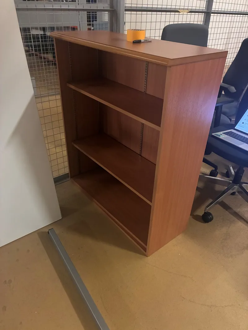 Wooden Bookcase / Storage Unit – 4 Shelves, Medium-Depth