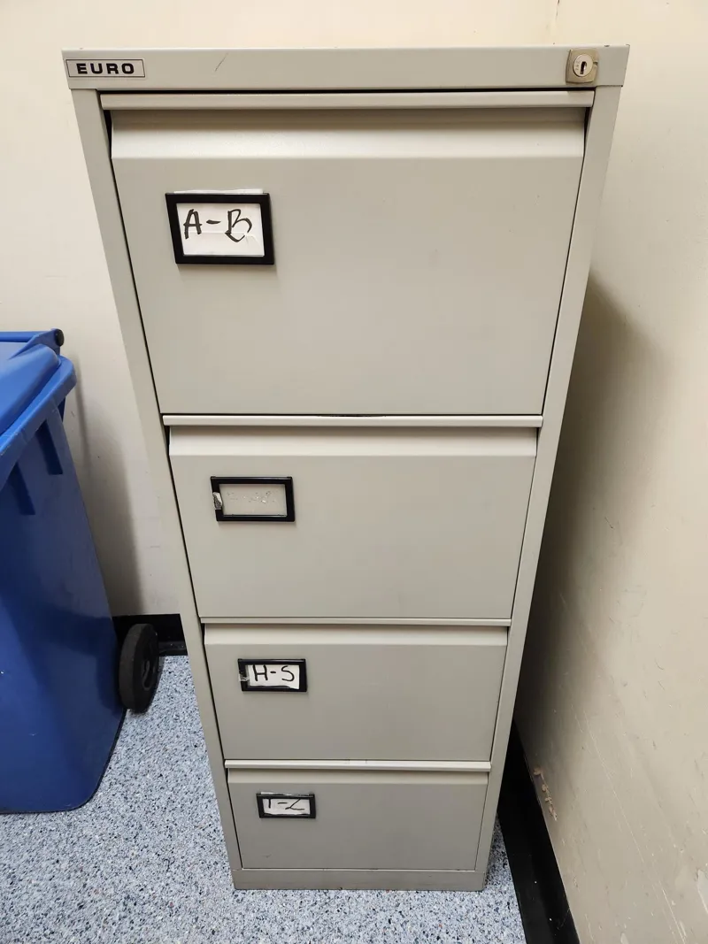 EURO 4-Drawer Filing Cabinet