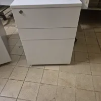 White 3-Drawer Storage Cabinet