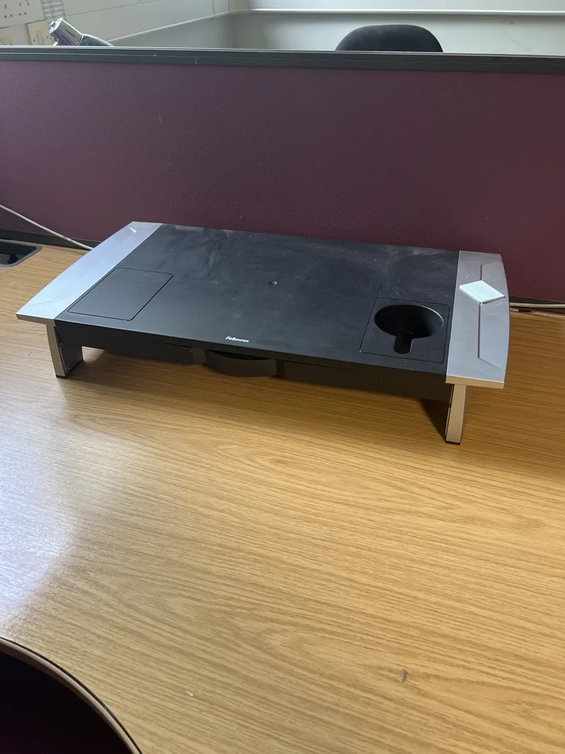 Fellowes Monitor Riser Stand Desk Organiser