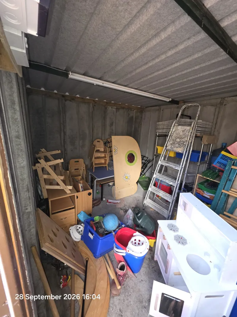 Mixed Storage Unit Contents - Furniture, Chairs, Shelving & Miscellaneous