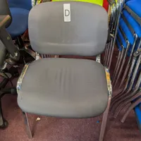 Visitor's Chair D - Charcoal