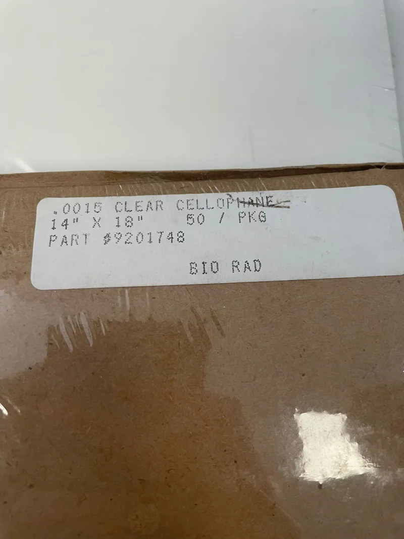 Clear Cellophane Sheets 14" x 18" - 60/PKG