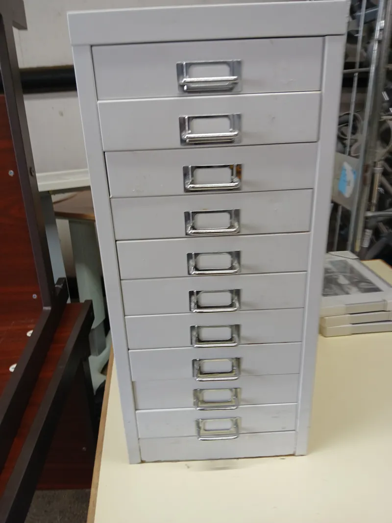 Metal 10-Drawer Storage Cabinet