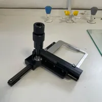 Nikon Microscope Copy Stand with Focusing Rail and Specimen Holder