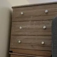 3 drawer chest pedestal oak
