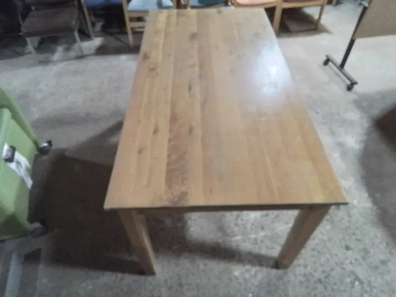 Wooden Dining Table - Natural Wood Finish