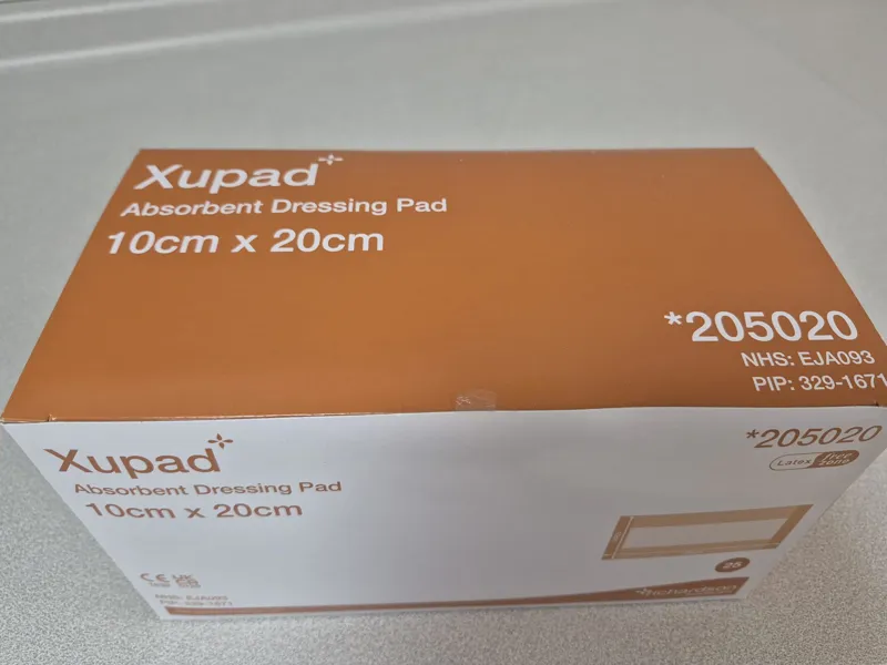 Xupad Absorbent Dressing Pad 10cm x 20cm