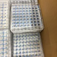 Laboratory Storage Trays - Compartmentalised Organiser Boxes (Qty 9+) - 96 with foam insert