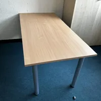 Rectangular Table with Metal Legs