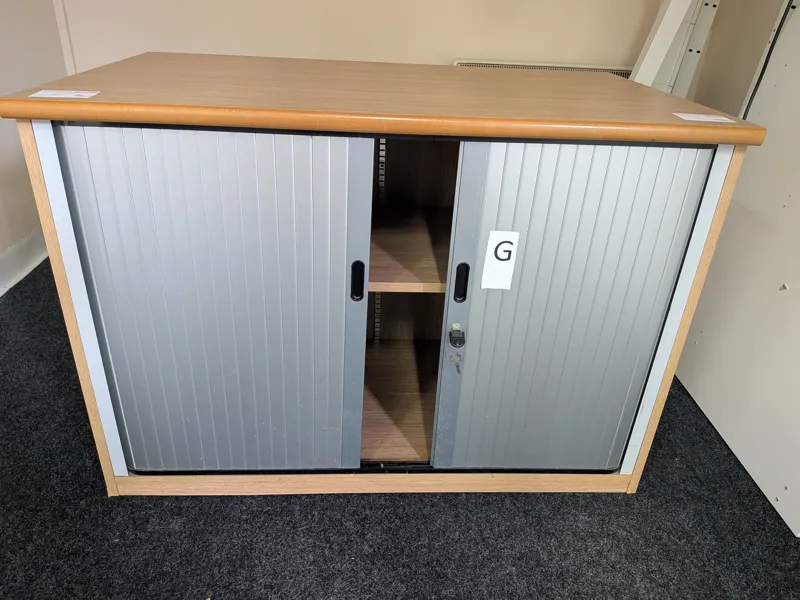 Tambour Unit G - Desk Height