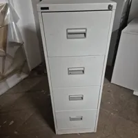 ISECO 4-Drawer White Filing Cabinet